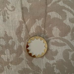 House of Harlow 1960 Sunburst Pendant White